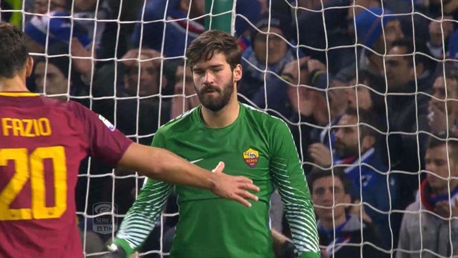 Allenamento calcio Sampdoria portiere Allenamento calcio Sampdoria portiere